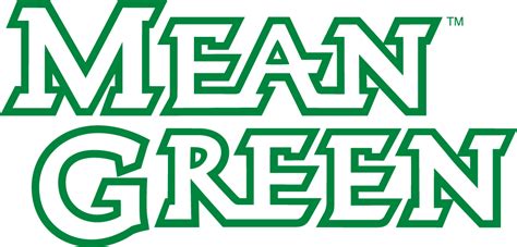 Usa/texas/, denton (on yandex.maps/google maps). North Texas Mean Green Wordmark Logo - NCAA Division I (n-r) (NCAA n-r) - Chris Creamer's Sports ...