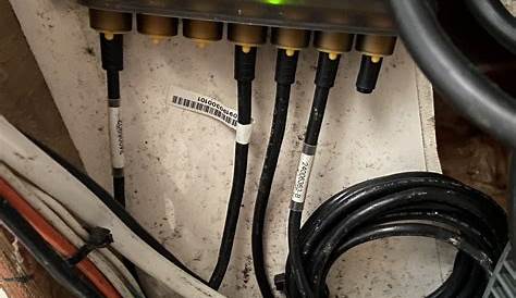 simrad power cable wiring