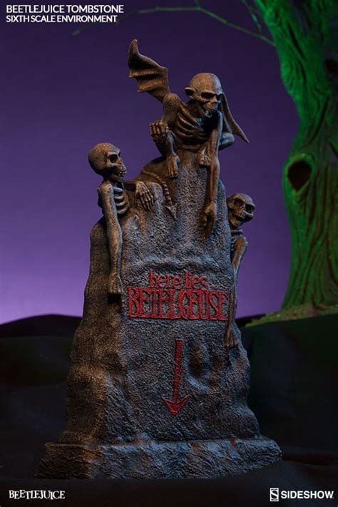 Akgalkghaghaighaiogha /spamspam the only thing. Beetlejuice - Tombstone Statue | Ikon Collectables