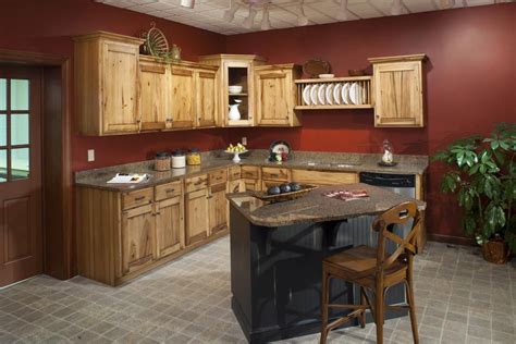 Kitchen Kitchen Wall Colors Hickory Kitchen Cabinets Hickory Kitchen
