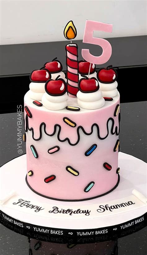 50 Cute Comic Cake Ideas For Any Occasion Pink Comic Birthday Cake