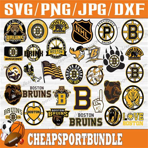 Bundle 32 Files Boston Bruins Hockey Team Svg Boston Bruins Inspire