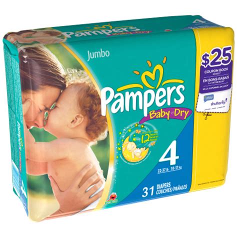 Pampers Baby Dry Size 4 Diapers 31 Count Kroger