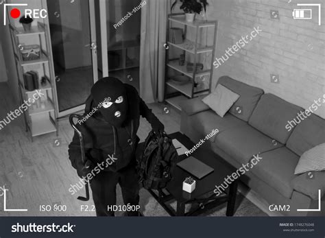Being Caught Robber Entering House Holding Stock Photo Shutterstock