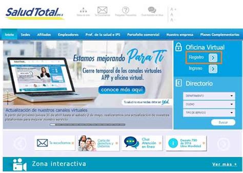 Salud Total Eps En Línea 【¡solicita Cita Rápido Y Fácil】