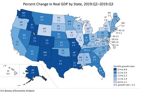 It includes all final goods and services—that is, those that are produced by the economic agents located in that country regardless of their ownership and that. Gross Domestic Product by State, Third Quarter 2019 | U.S ...