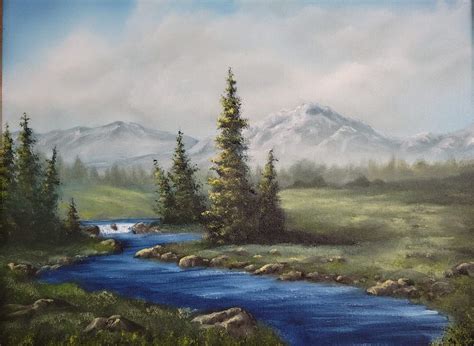 Sunlit Meadow A Kevin Hill Painting