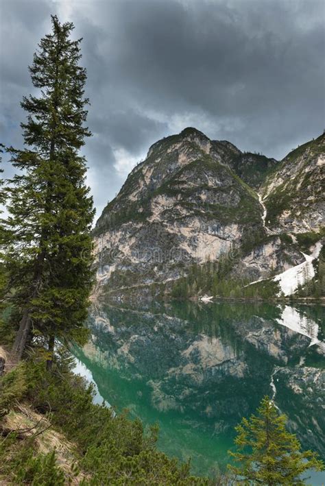 Great Alpine Lake Braies Pragser Wildsee Magic And Gorgeous Scene