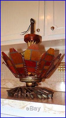 Shop the latest art deco ceiling fan deals on aliexpress. Antique Edwin Guth Art Deco Ceiling Fan Light Fixture Slip ...