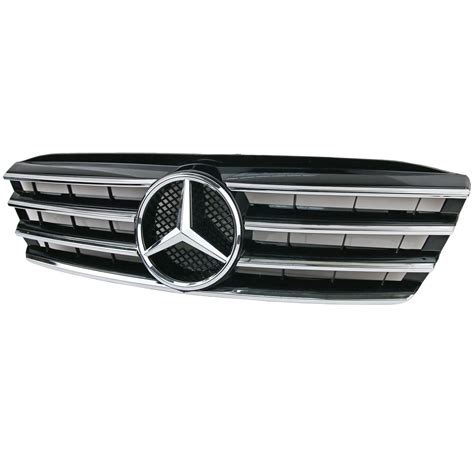 Front Black Avantgarde Grille For Mercedes Benz W203 C Class C280 C350