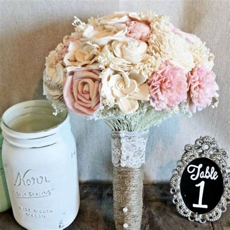 Image Of Sola Flower Collection Natural Wedding Bouquet Ivory Blush