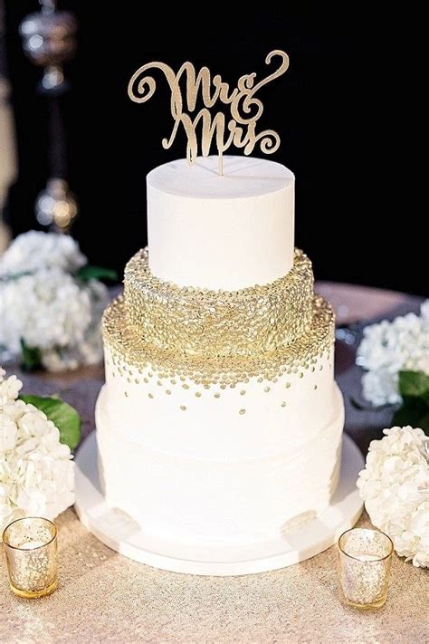classic blush and gold museum wedding wedding cake elegant gold gold wedding cake sequin