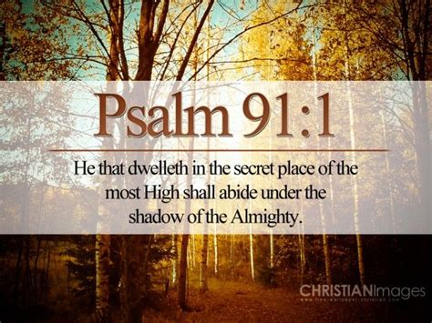 He That Dwelleth In The Secret Place Of The Most High Shall Abide