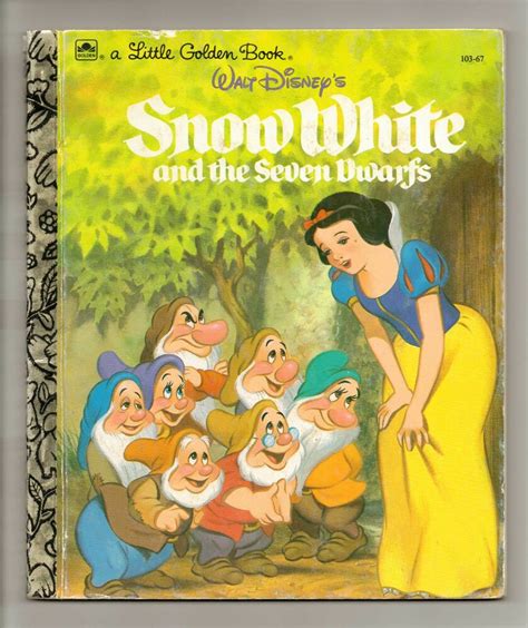 Little Golden Book Snow White And The Seven Dwarfs 1984