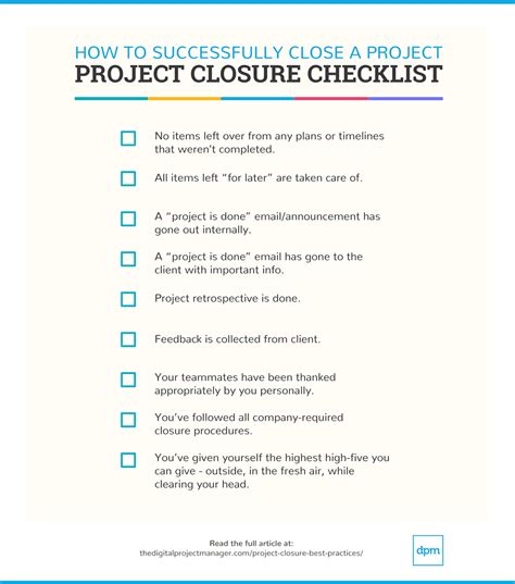 Project Closeout Letter Sample Master Of Template Document