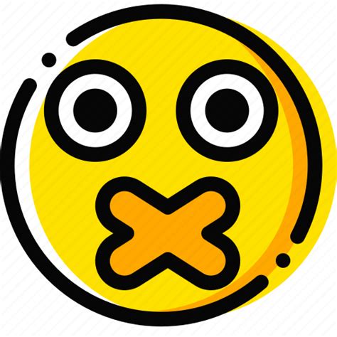 Emoji Emoticon Face Secret Icon Download On Iconfinder