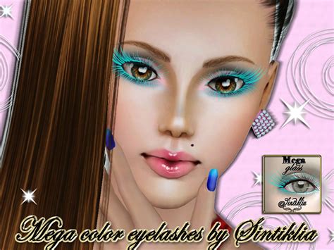The Sims Resource Sintiklia Mega Color 3d Eyelashes