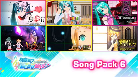 Hatsune Miku Project Diva Mega Mix Song Pack 6 Para Nintendo Switch