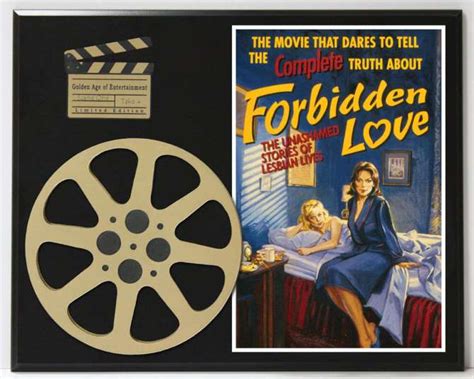Forbidden Love Unashamed Lesbian Lives Limited Edition Movie Reel Display Gold Record Outlet