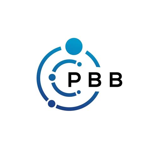 Pbb Letter Technology Logo Design On White Background Pbb Creative