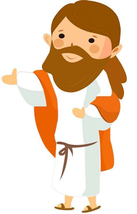 Religious Cartoon Characters Cartoon Art Jesus Background Background