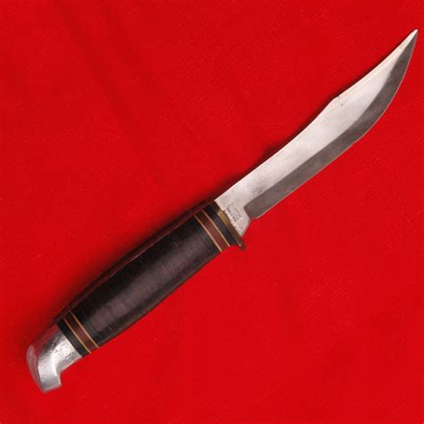 Sold 1950s Boy Scout Bsa Western Fixed Blade Survival Bowie Hunting