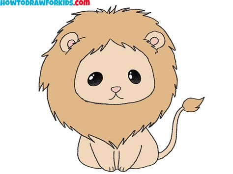 Simple Cartoon Lion Pictures