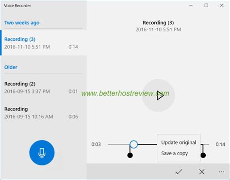 Trim Voice Recordings In Windows 10 Better Host Review