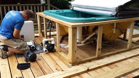 Re Gutting A Hot Tub With New Equipment And New Cabinet Hot Tub Garden Hot Tub Gazebo Hot
