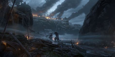 Battle Aftermath Concept Art Ghost Of Tsushima Art Gallery