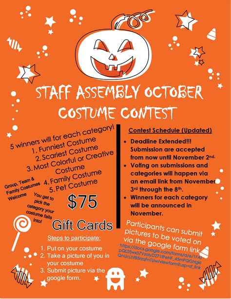 Halloween Contest Staff Assembly