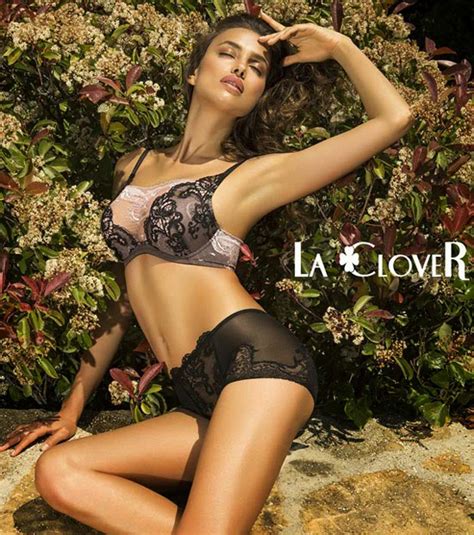 Love Lingerie Love Fashion 国际内衣英文网Irina Shayk Poses for La Clover AW Lingerie Campaign