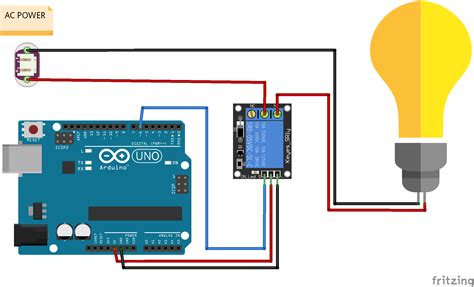Relay Module Connection In Arduino Code And Wiring Diagram