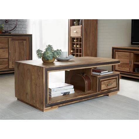 Jodhpur Sheesham Coffee Table With Drawer Living Room From Breeze