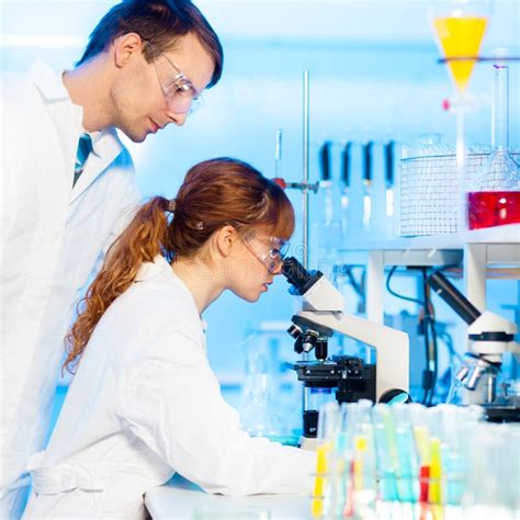 Health Care Professionals In Lab Stock Image Image Of Laboratory