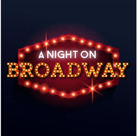 A Night On Broadway Logo Broadway Palm Dinner Theatre