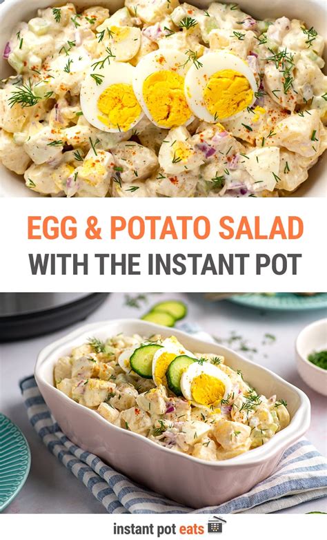 Instant Pot Potato Salad With Eggs And Creamy Dressing