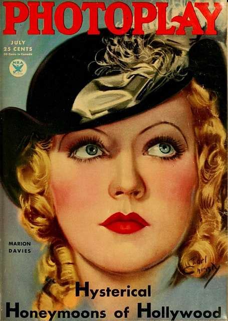 Marion Davies By F Earl Christy Photoplay July 1934 Picryl Public