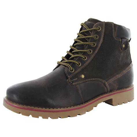 Steve Madden Mens Cannter Lace Up Winter Boot Shoe Ebay
