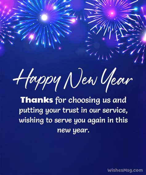 Business New Year Wishes For Customers Clients And Partner