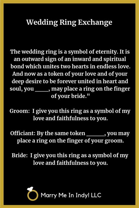 Secularwedding Ring Exchange Scripts And Pdfs Wedding Ceremony Pro
