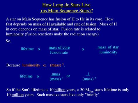 As Main Sequence Stars Ppt Download