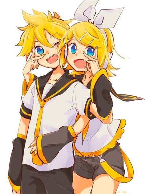 Pin By Noir On Rin And Len 鏡音リン・レン Rin Vocaloid Vocaloid Anime