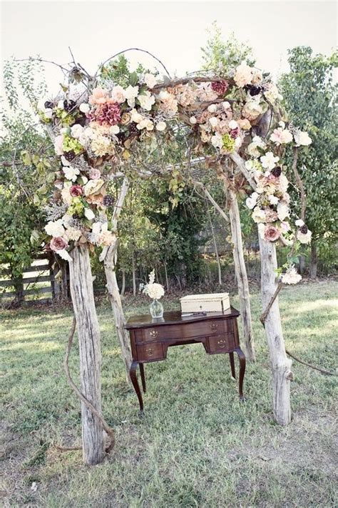 Memorable Outdoor Wedding Ceremony Deer Pearl Flowers