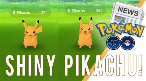 Shiny Pikachu Coming Soon To Pokemon Go Pokemon Go Shiny Pikachu