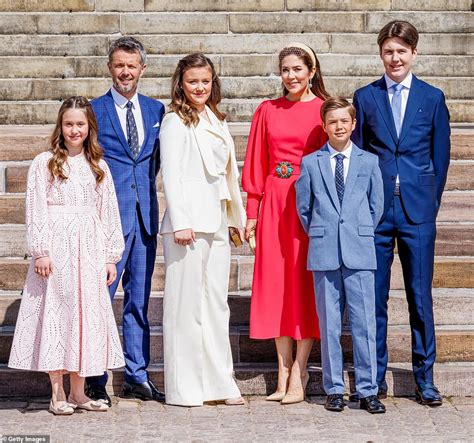 crown princess mary of denmark attends the confirmation of 15 year old