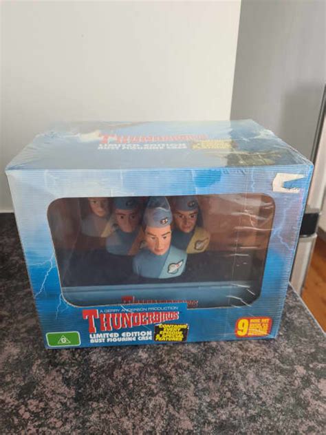 Brand New Thunderbirds Limited Edition Bust Figurine Case