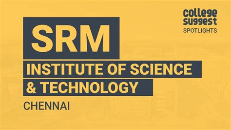 srm institute of science and technology spotlight youtube