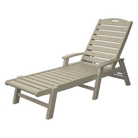 Trex Outdoor Furniture Recycled Plastic Yacht Club Chaise With Arms