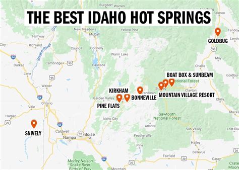Idaho Hot Springs Map Hot Sex Picture